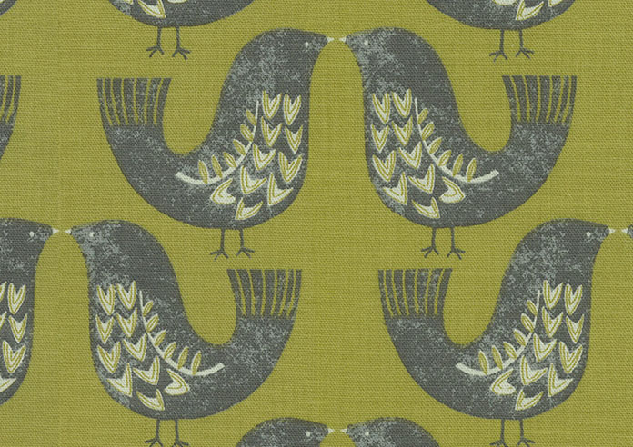 Scandi Birds, Kiwi - Made to Measure Curtains - Image 8
